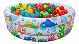 Piscina Infantil Inflável 180 Litros Colorida + 50 Bolinhas