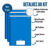 Kit Material Escolar Econômico Volta As Aulas Infantil 60pcs