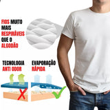 Kit 5 Camisetas Básicas Masculina Dry Fit Lisa Tradicional