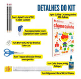 Kit Material Escolar Econômico Volta As Aulas Infantil 60pcs