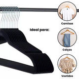 Cabides Veludo De Roupa Antideslizante Adulto 50