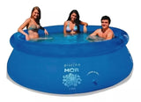 Piscina Inflável redonda Mor 001053 de 2.4m x 63cm 2400L azul caixa